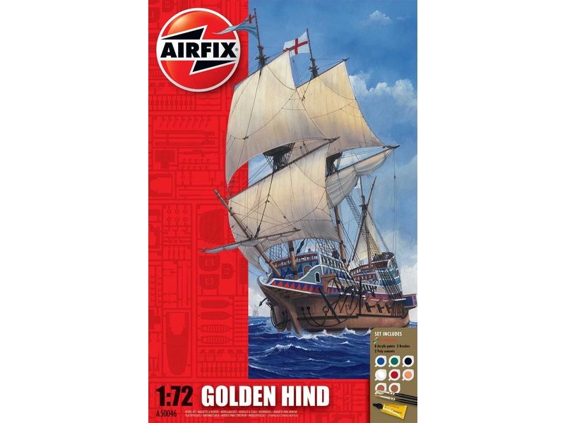Ship Airfix 1/72 Golden Hind