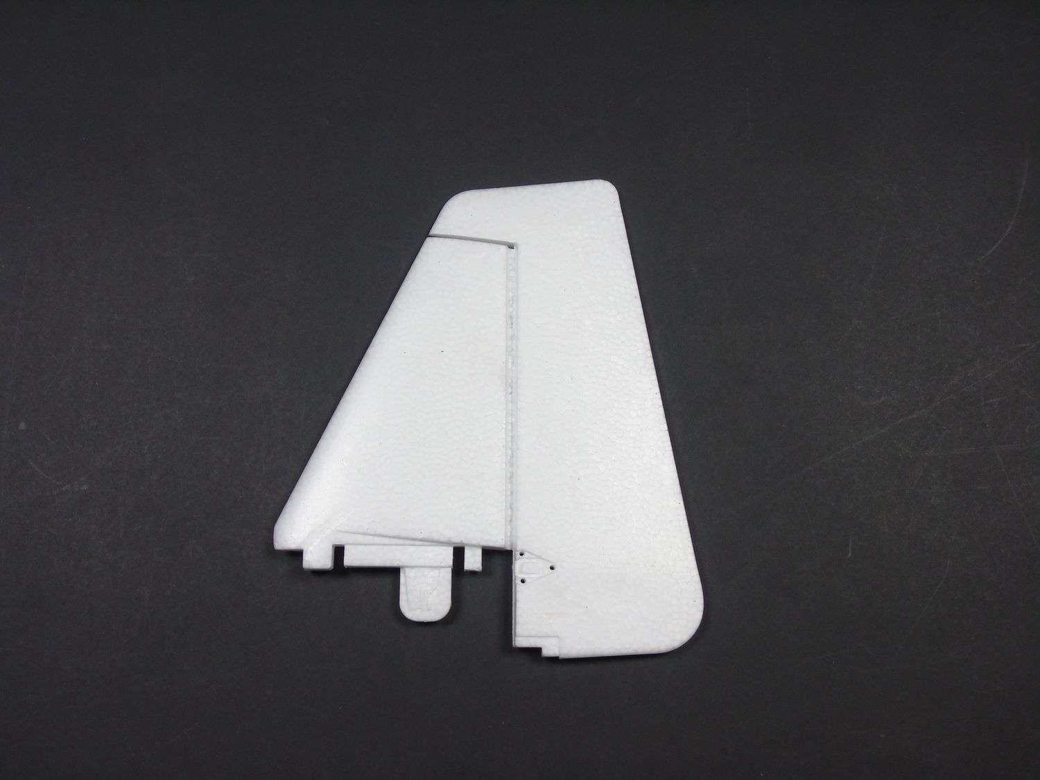 Max-Thrust Riot Vertical Fin and Rudder Foam Only - White