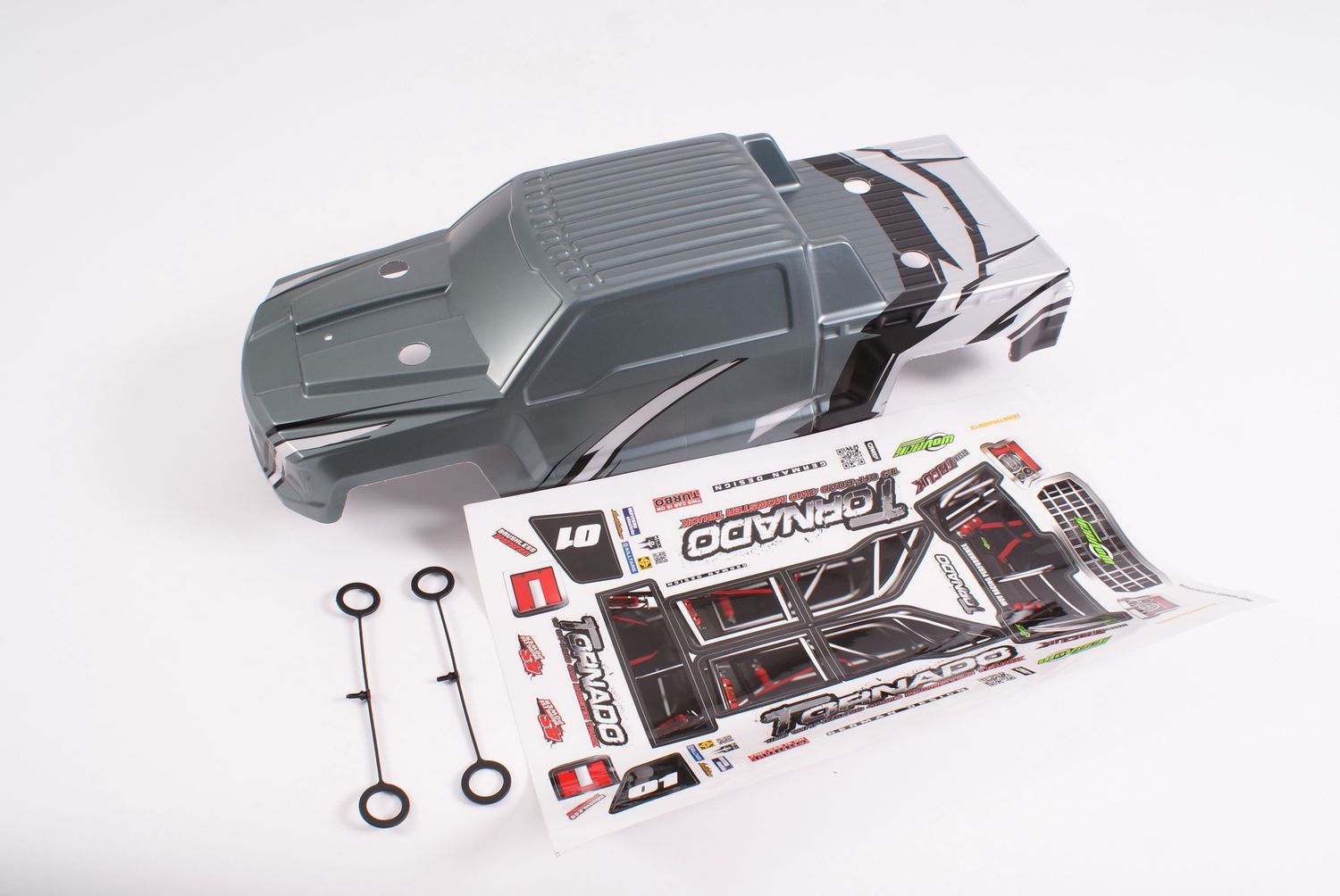 Wov Racing 1/9th Mustang Tornado Blue Bodyshell