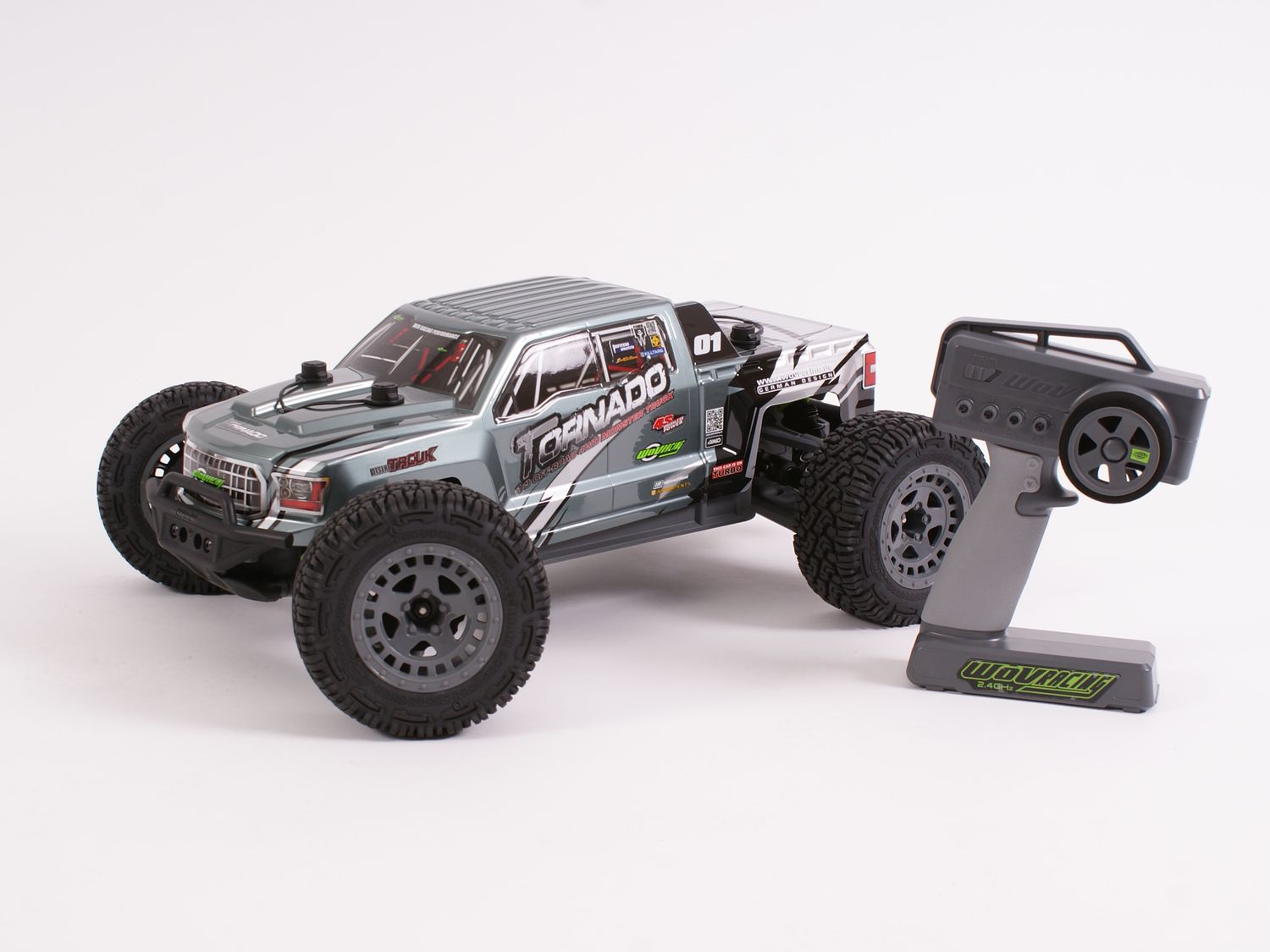 WOV Racing 1/9th Mustang Tornado Truck Brushless 4S - (Etronix Radio)