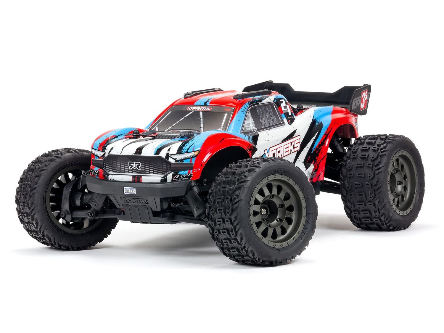 VORTEKS 4X4 3S BLX 1/10 Stadium Truck RTR, Red