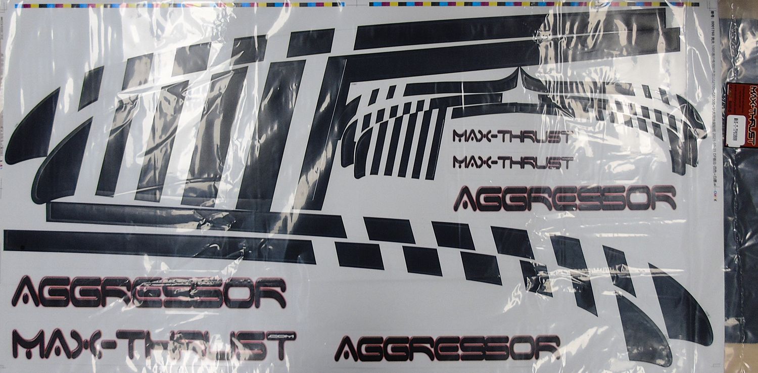 Max-Thrust Aggressor Sticker Set