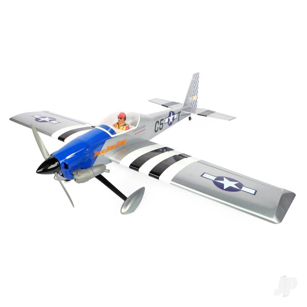 Ruckus, Balsa Pro-Built (7.5 - 8.5cc / 4s) 1.38m / 54in, P-51