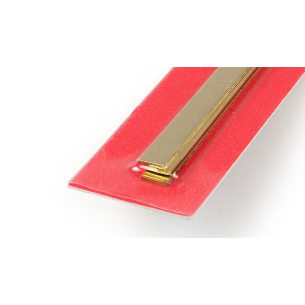1x6x300mm Brass Strip (3pcs)
