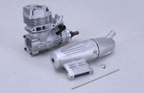 O.S. MAX 35AX w/E-3080 Silencer