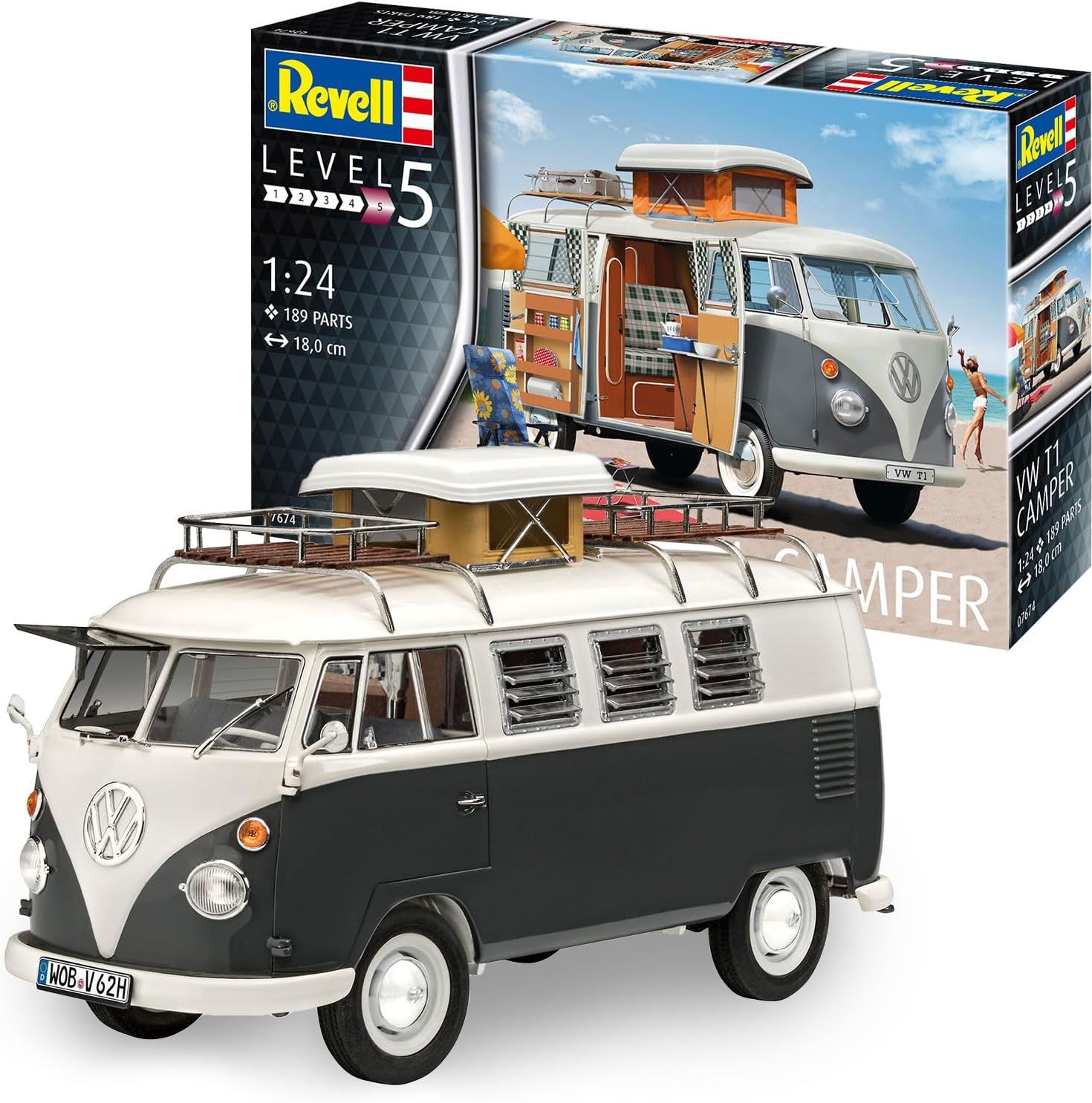 Cars, Bikes and Trucks Revell 1/24 VW T1 Camper