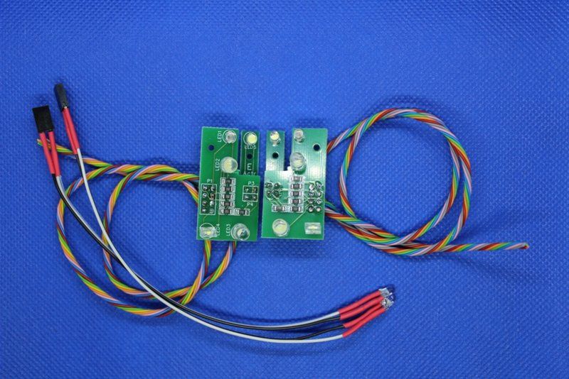 Mercedes Actros front light board set (7.2v)