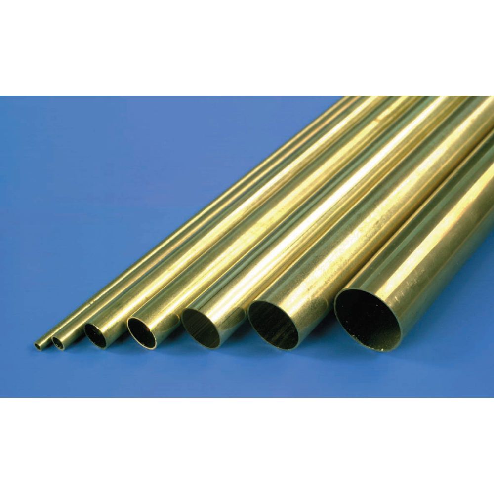 1/8in 36in Round Brass Tube, .014in Wall