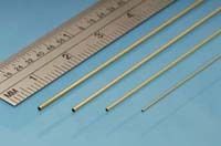 Micro Brass Tube 0.8mm OD 0.6mm ID (Pack of 3)