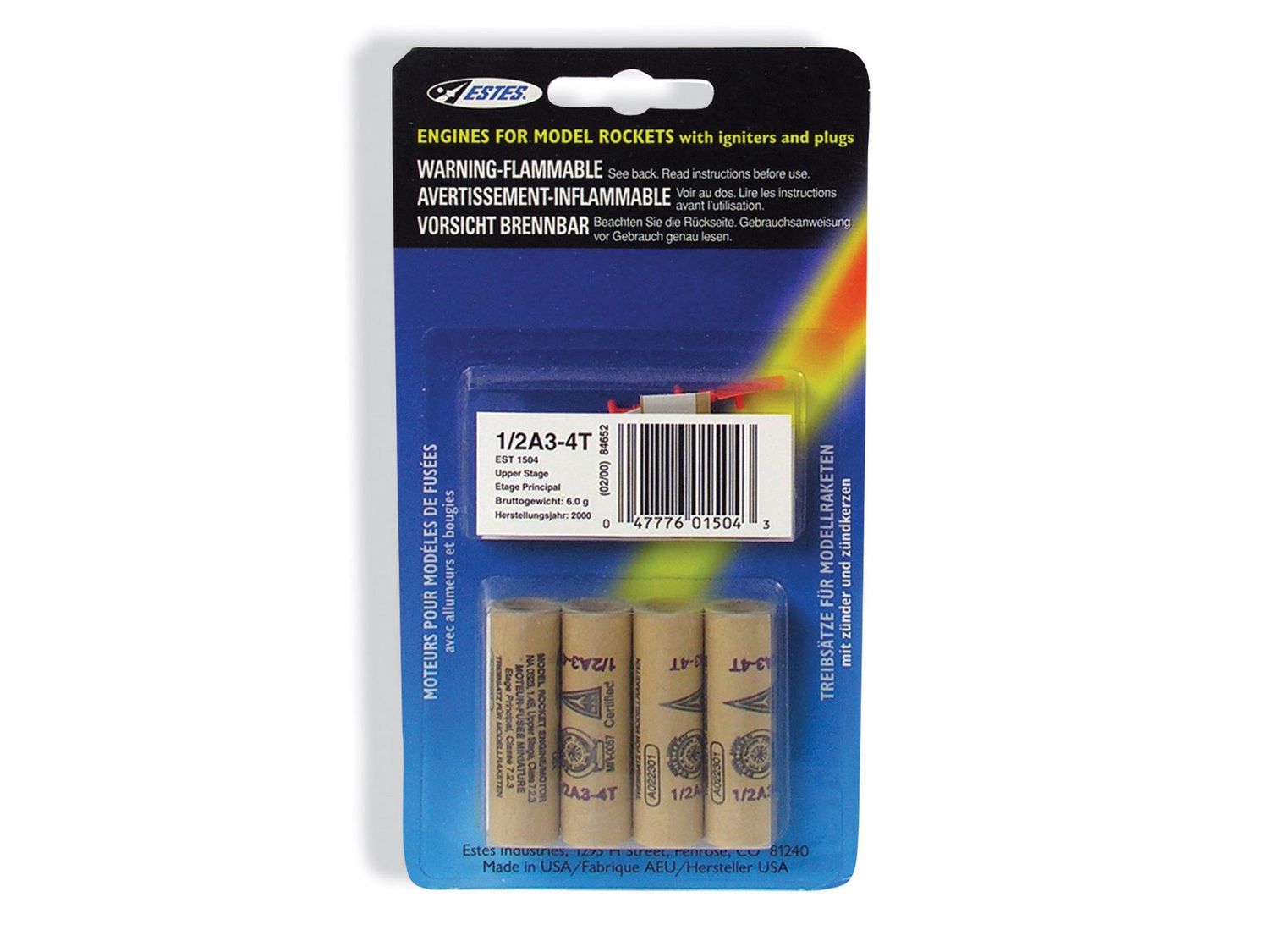 Estes A3-4T Rocket Motors