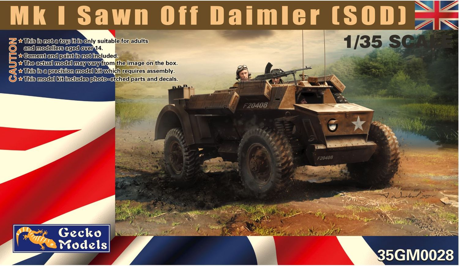 Military Gecko Models 1/35 Mk I Sawn Off Daimler (SOD)