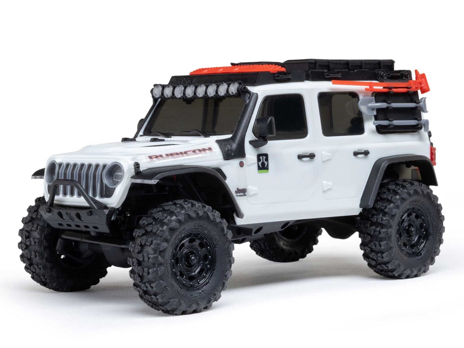 SCX30 Jeep Wrangler JLU 4X4 RTR Rock Crawler White