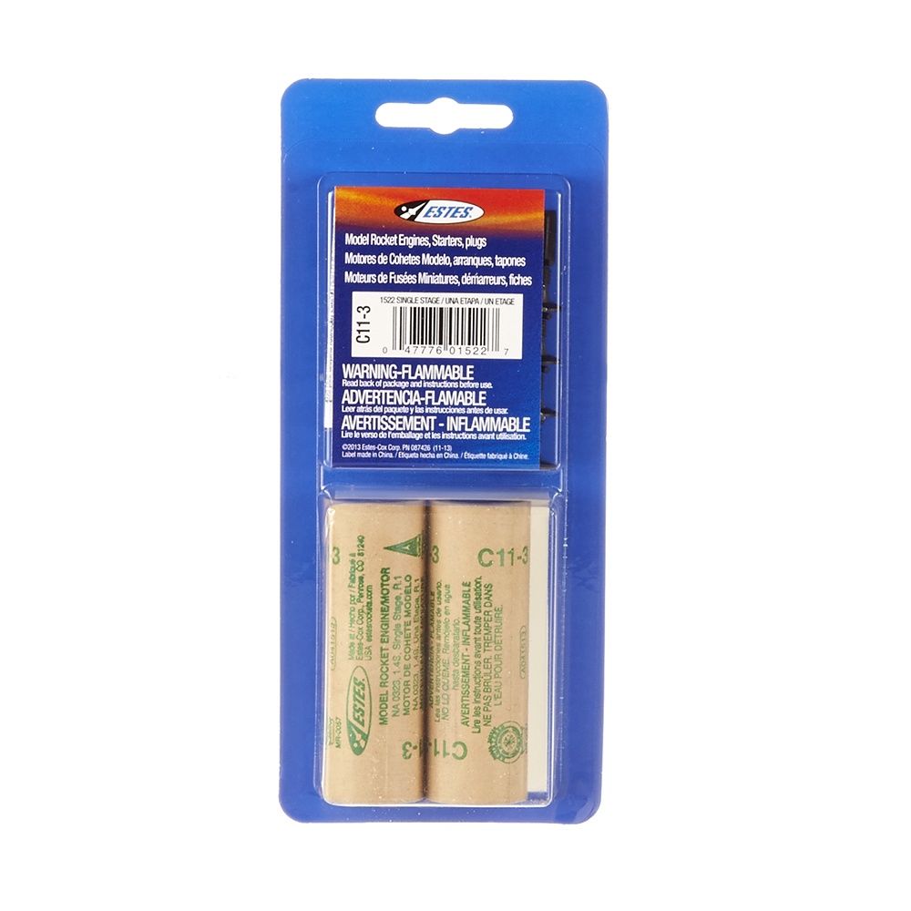 Estes C11-3 Rocket Motors