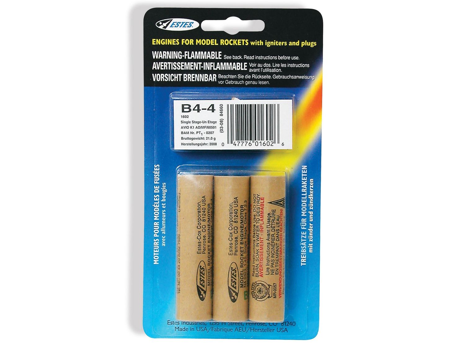Estes B4-4 (Pk3)