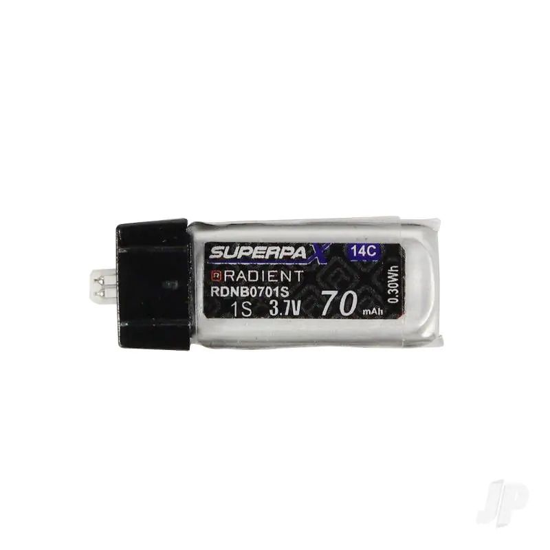1S 70mAh 3.7V 14C Ultra-Micro Radient LiPo