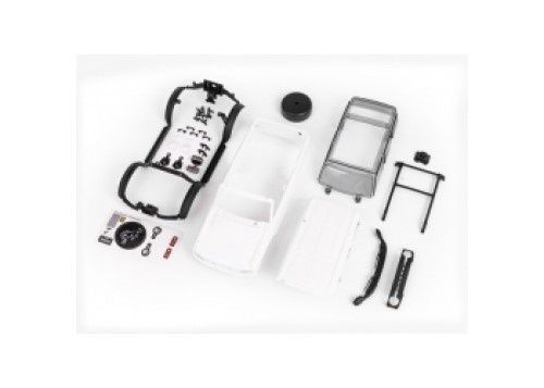 Ford Bronco TRX-4m Complete Body (White Unpainted)