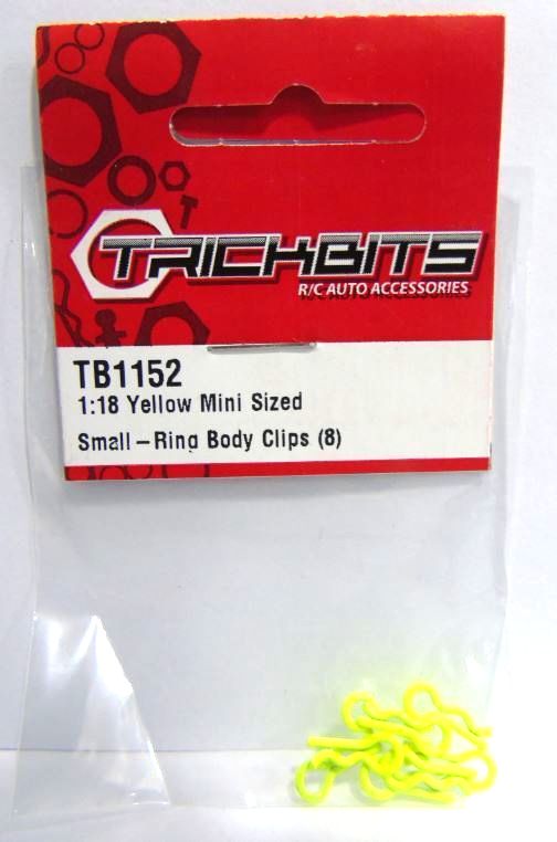 Mini yellow body clips