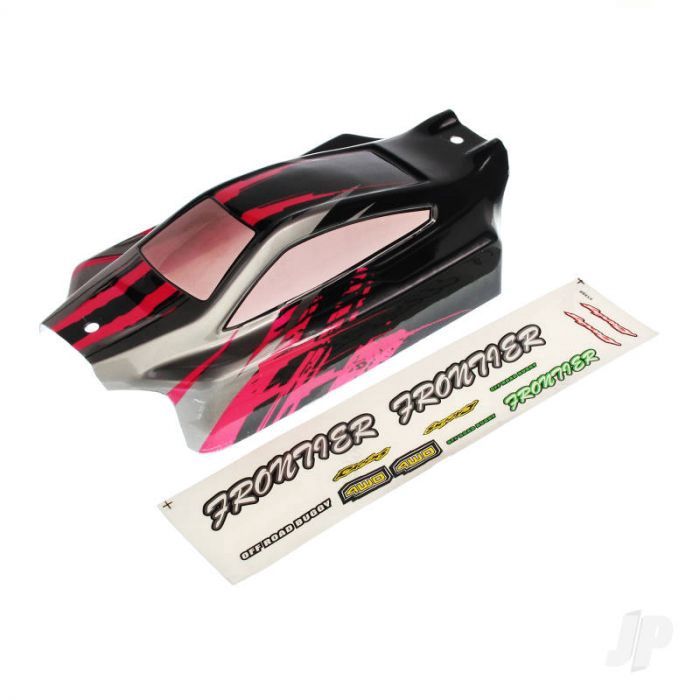 Off Road Buggy Body (Red / Pink) (Frontier)