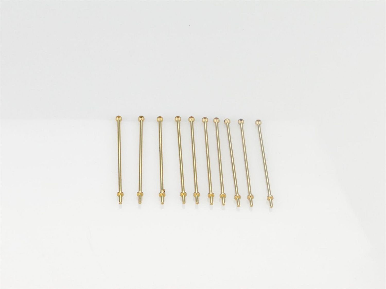 1 Hole Stanchion, Brass 40mm (Pk10)