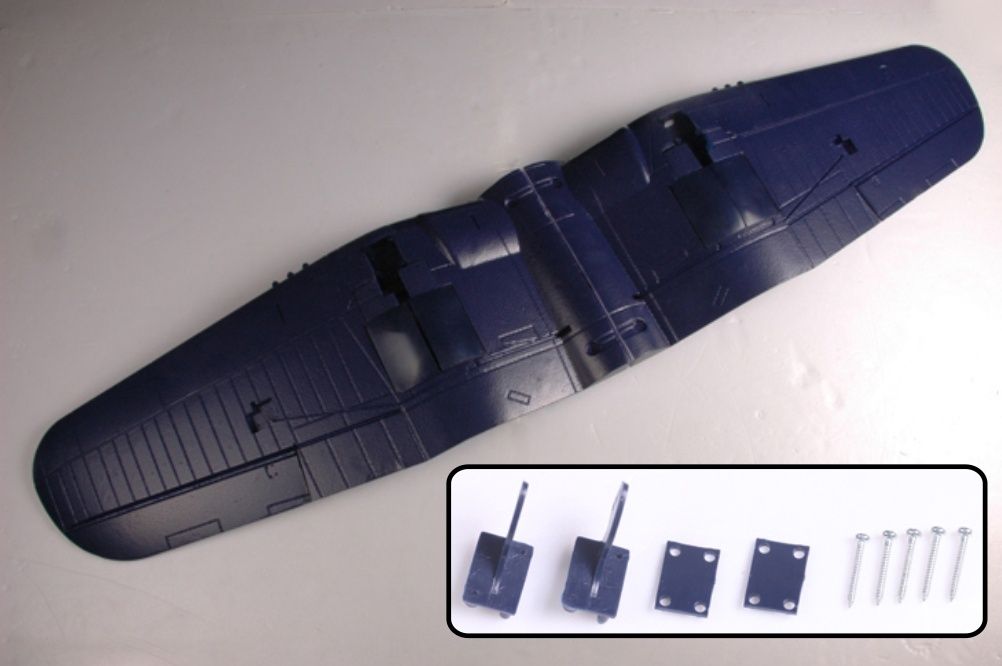 FMS F4U Corsair Blue (1.4M) Wing Set W/2 Servos