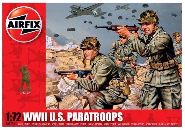 Military Airfix 1/72 WWII US Paratroops