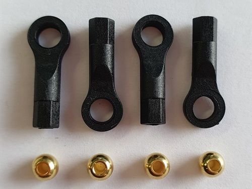 Pushrod Ball Joints 4pc (for Riot, Ruckus)