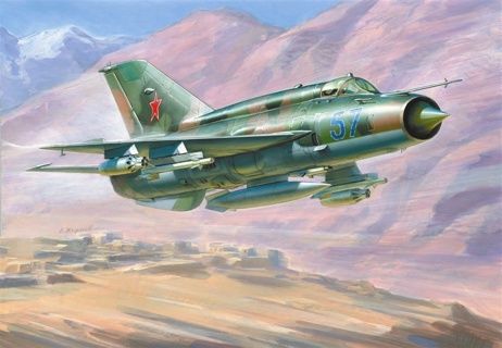 Aircraft Zvezda 1/72 MIG-21 BIS Soviet Fighter