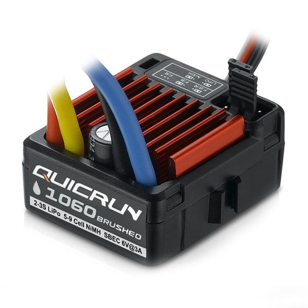 Quicrun 1060 Waterproof Brushed SBEC ESC with Tamiya connector (60A)