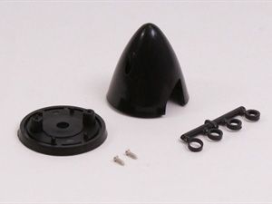 65mm Plastic Spinner (Black)