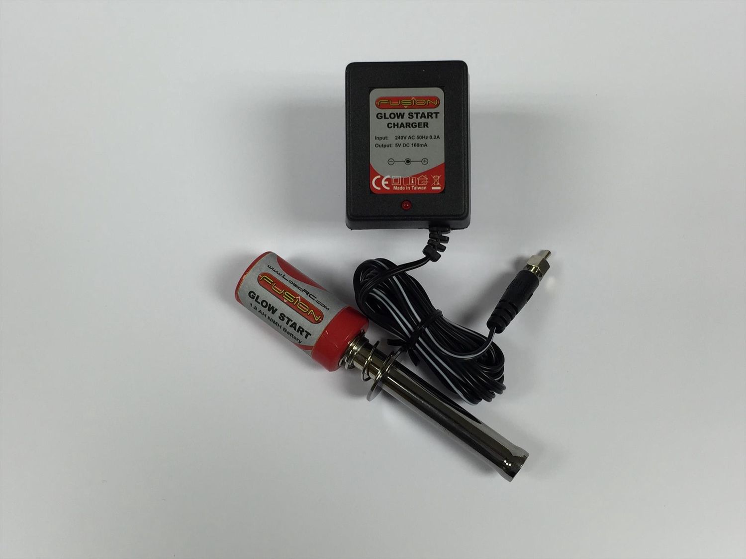 Glowstart (1800mAh 1.2V NiMh) + UK Charger