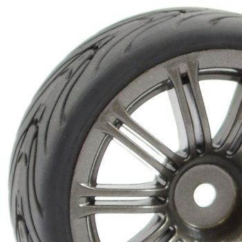 STREET/TREAD TYRE 20SP GUN METAL WHEEL