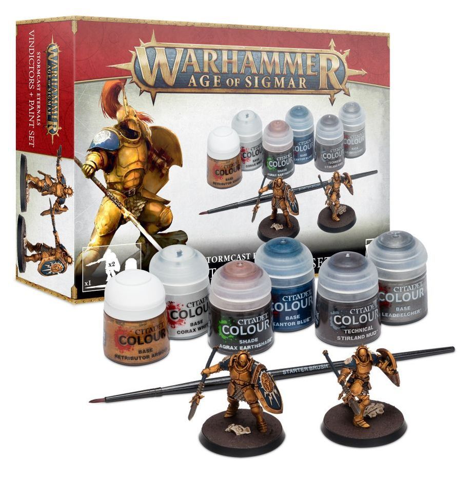 Stormcast Eternals: Vindicators and Paints Set (Old version, discontinued) (Discontinued)