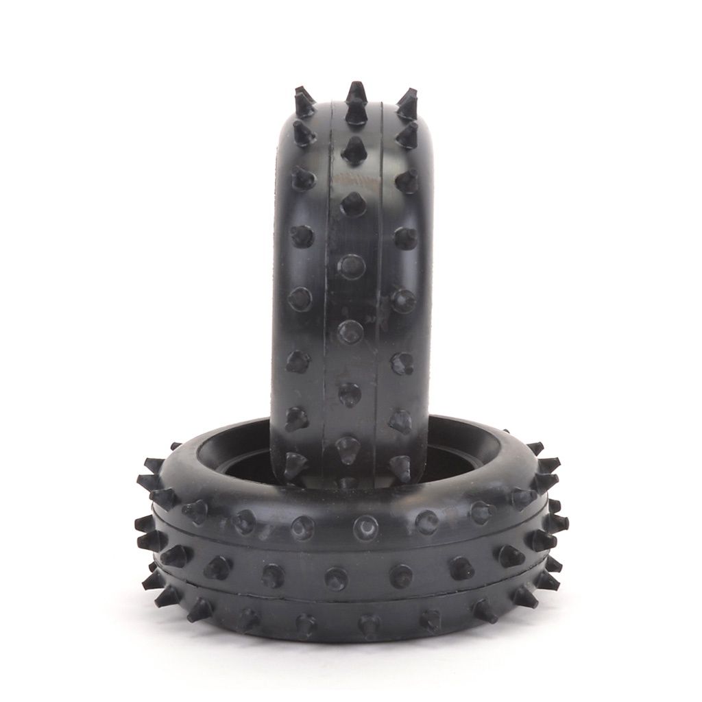 Full Spike Front Tyres - Yellow Cat (Pair)