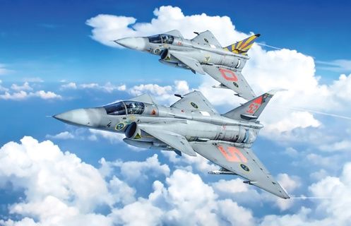 Aircraft Italeri 1/48 SAAB JA 37 Jaktviggen