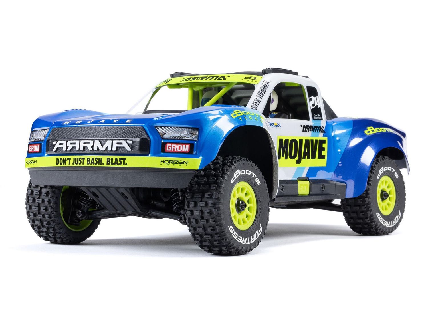 Mojave GROM 4wd Desert Truck RTR Mega w/Lipo USB Charger (Blue and white)