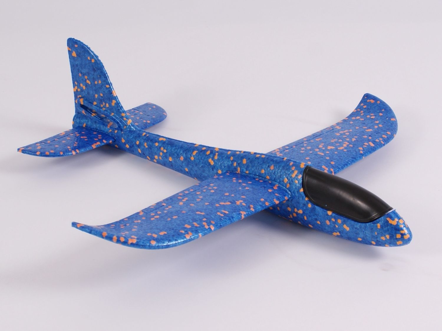 Max-Thrust Mini Chuck Glider Blue with Orange - 485mm Wing