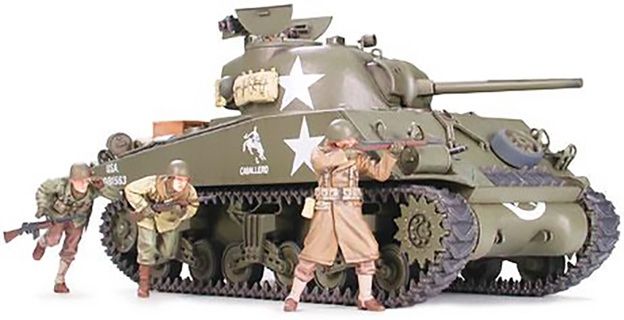 Military Tamiya 1/35 1/35 M4A3 Sherman w/75mm Gun
