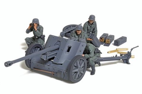 Military Tamiya 1/35 German Anti-Tank Gun 5cm Pak 38