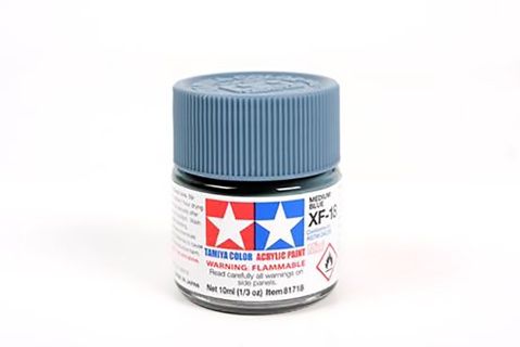 XF-18 Flat Medium Blue Acrylic Paint