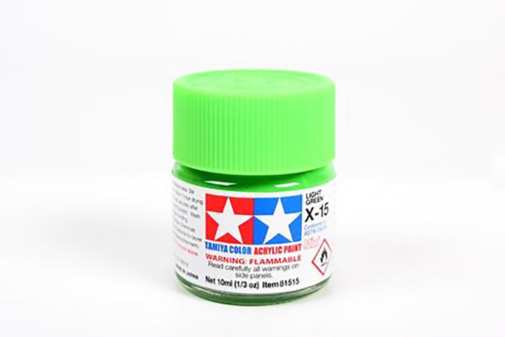 X-15 Gloss Light Green Acrylic Paint