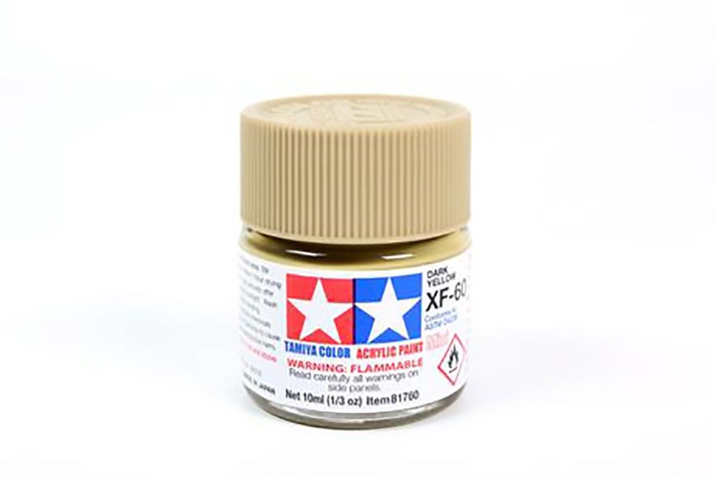 XF-60 Flat Dark Yellow Acrylic Paint