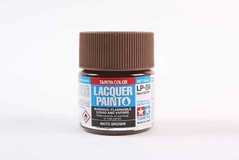 LP-59 Flat Nato Brown Lacquer Paint