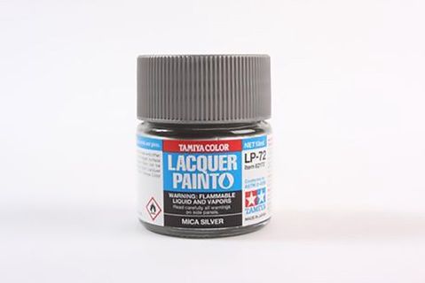 LP-72 Gloss Mica Silver Lacquer Paint