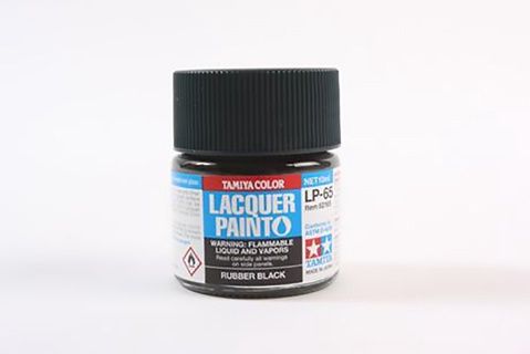 LP-65 Flat Rubber Black Lacquer Paint