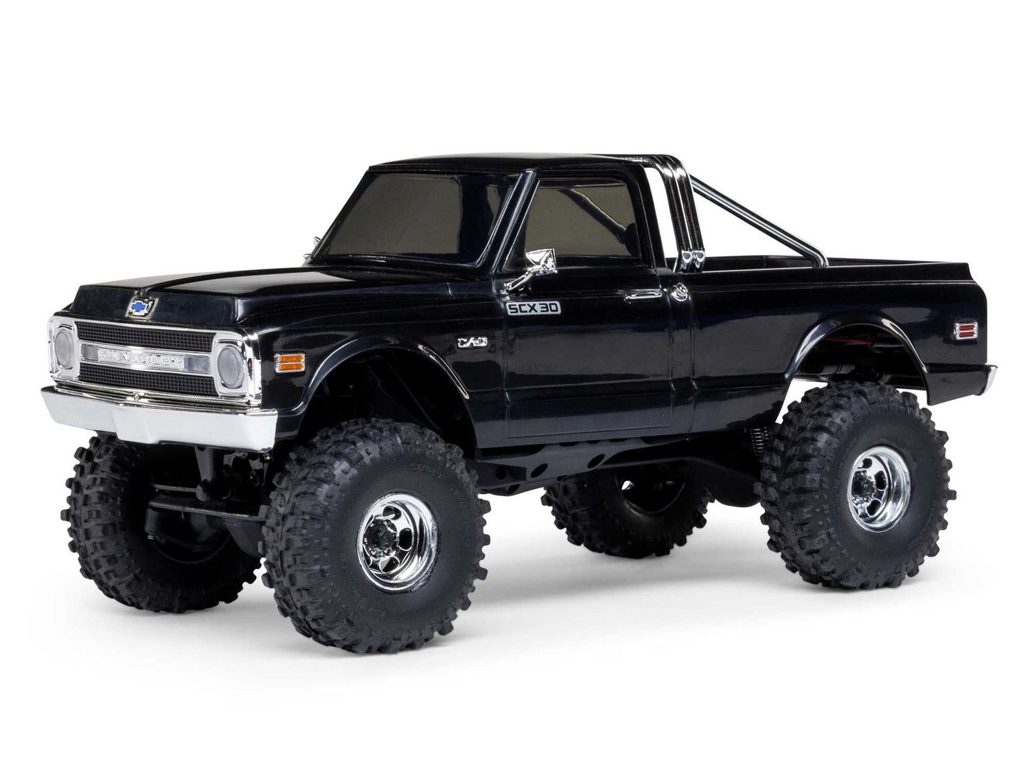 SCX30 Chevrolet K10 4X4 RTR Rock Crawler Black