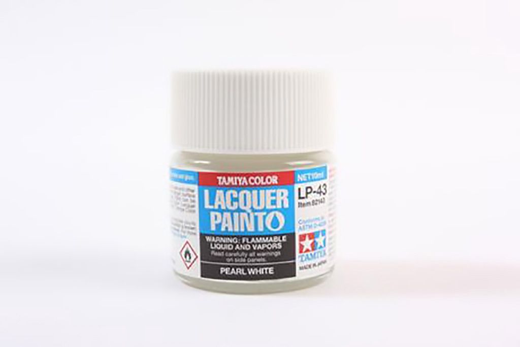 LP-43 Gloss Pearl White Lacquer Paint