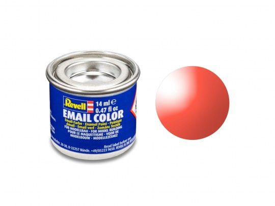 731 Clear Red Enamel