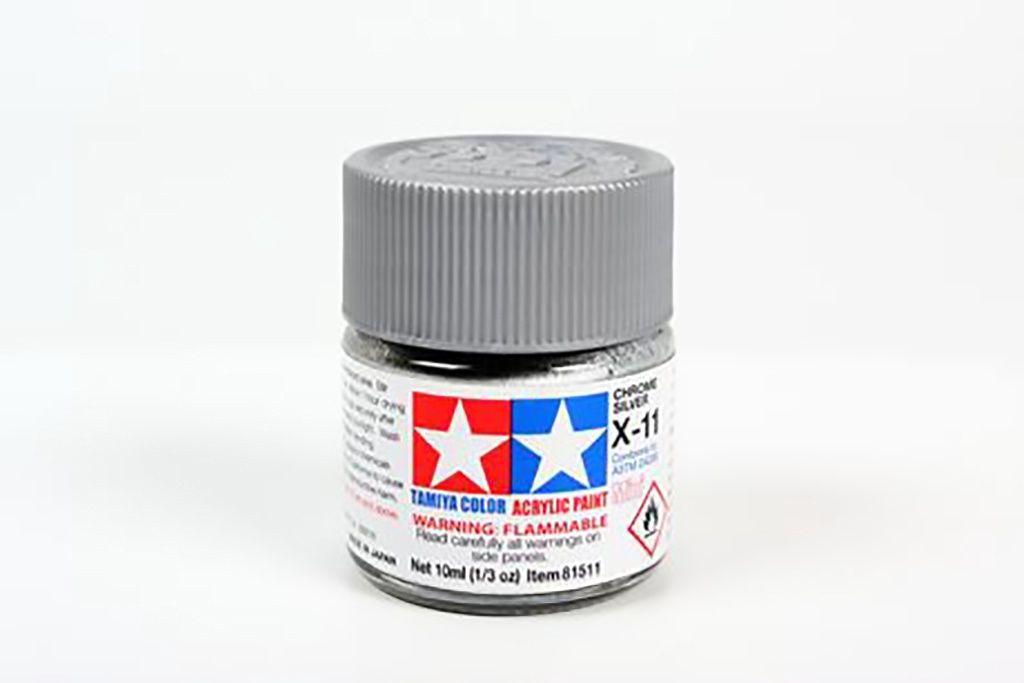 X-11 Gloss Silver Acrylic Paint