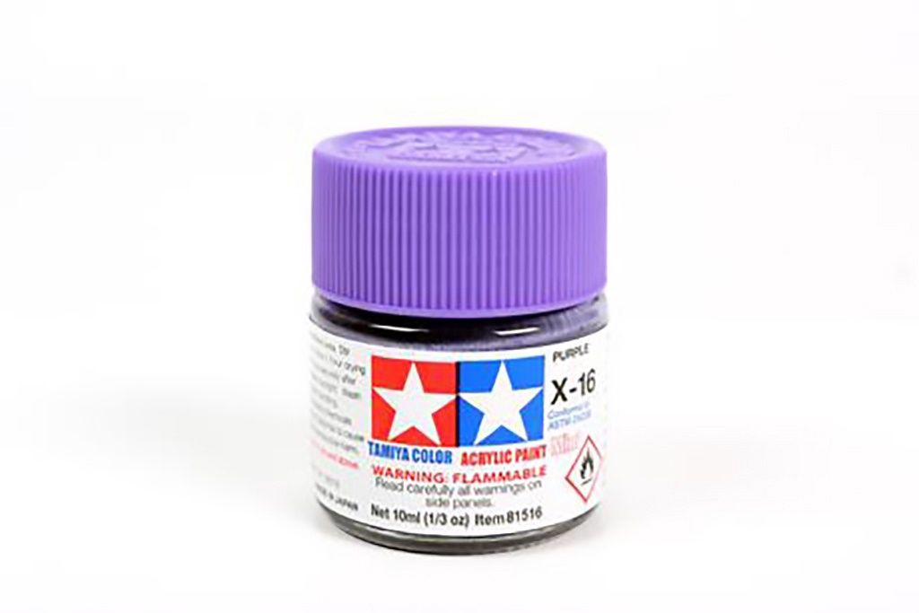 X-16 Gloss Purple Acrylic Paint