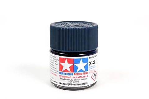 X-3 Gloss Royal Blue Acrylic Paint